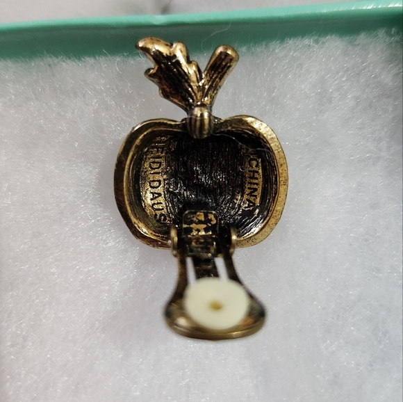 Heidi Daus Smashin' Pumpkin Pavé Crystal Drop Earrings Brand new - Picture 6 of 7